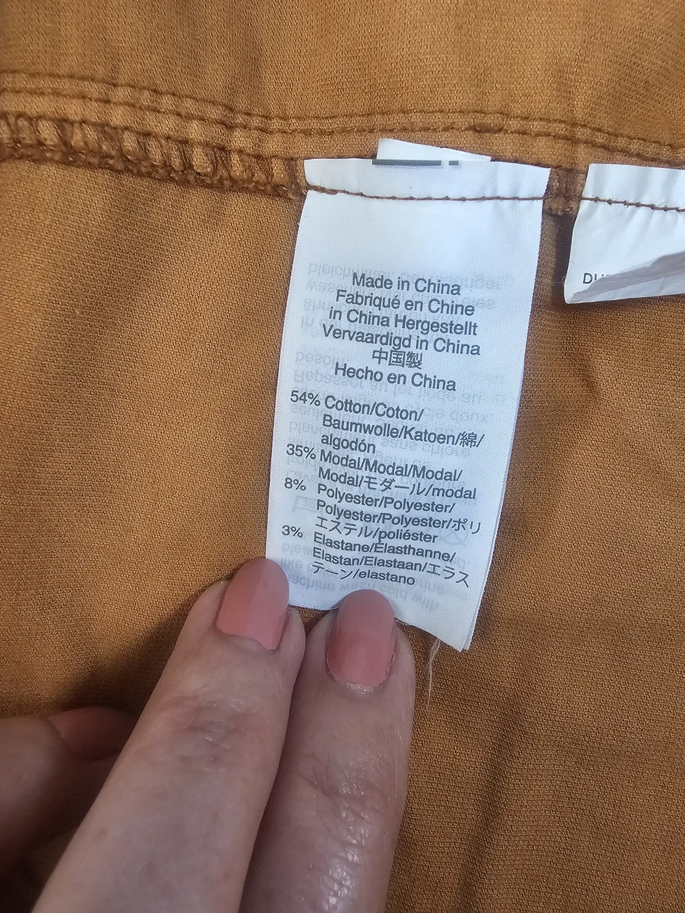 Madewell Velveteen‎ Mini Skirt Womens 6 Snap Button Front A Line Stretch Orange